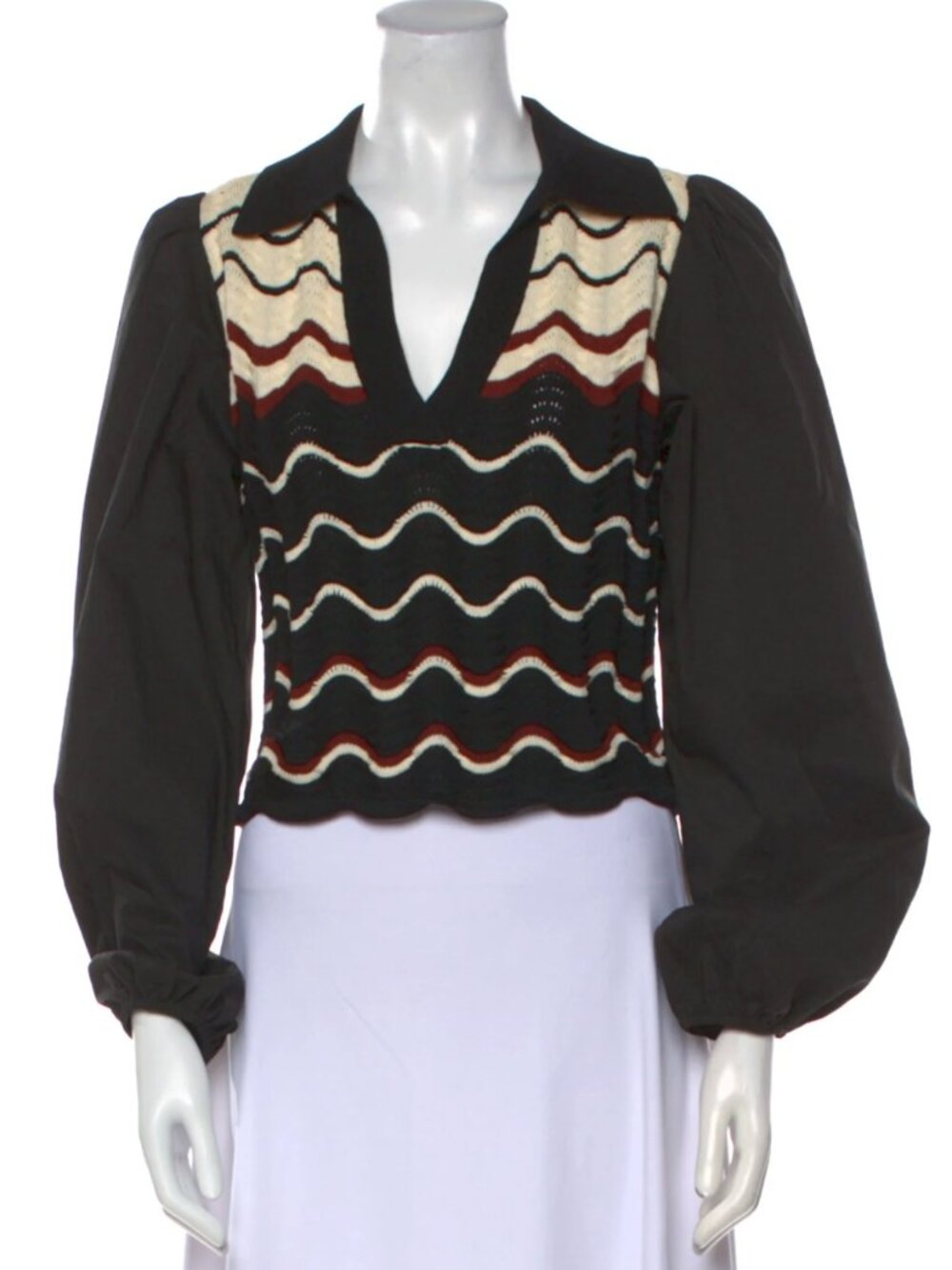 Tanya Taylor 70s Missoni Style Top - Size Small
